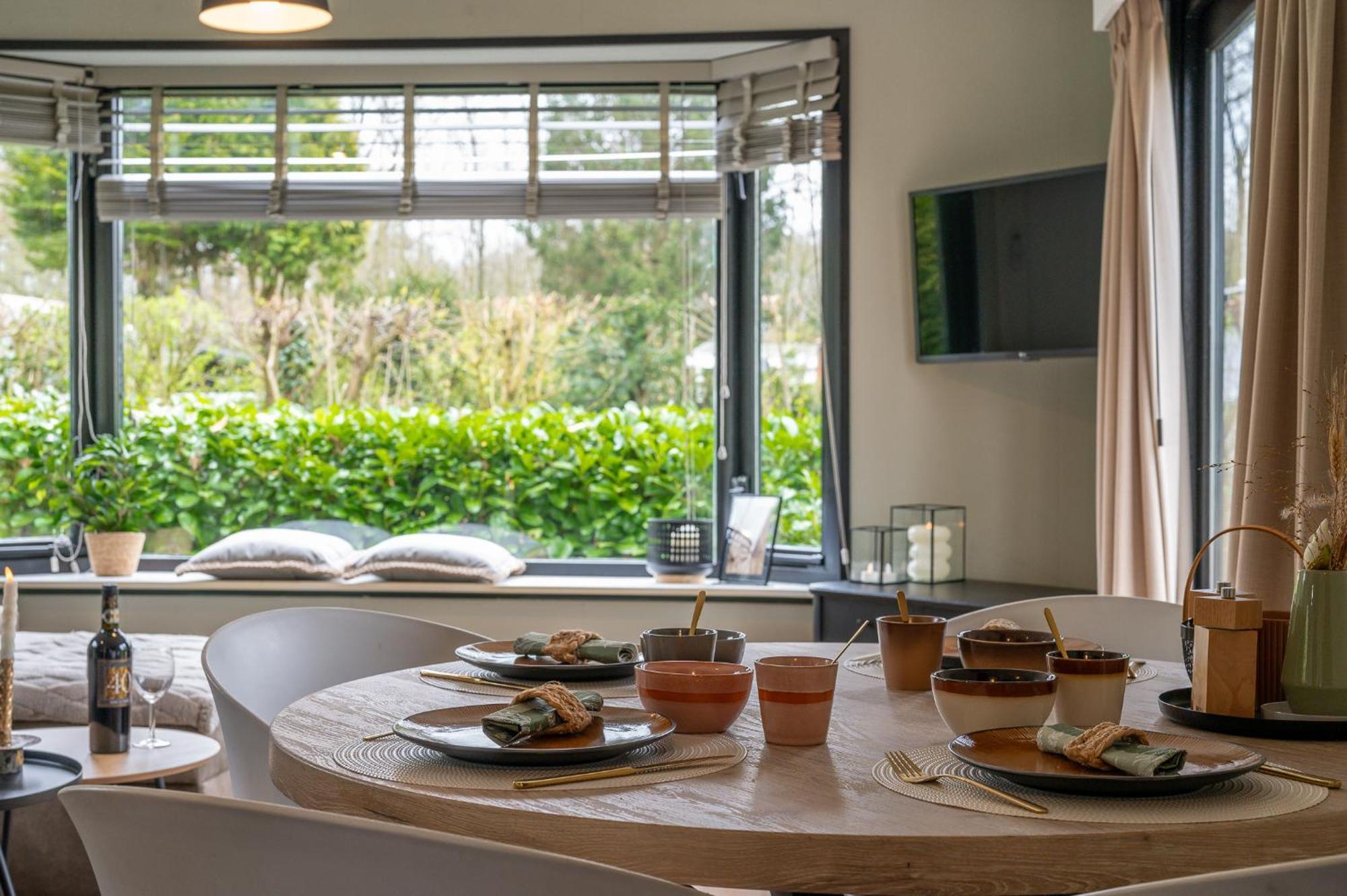 Hotel Chique Chalet Met Zicht Over De Weilanden Op De Veluwe Epe Εξωτερικό φωτογραφία