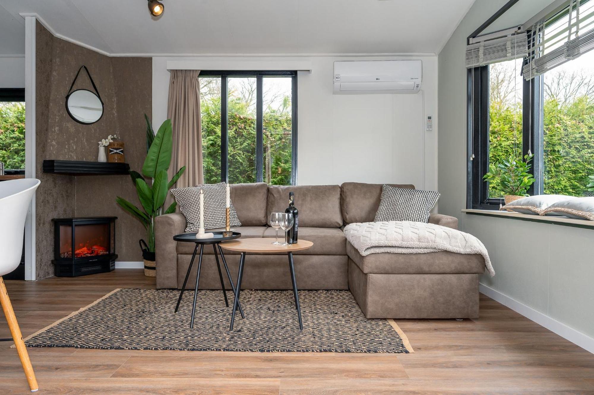 Hotel Chique Chalet Met Zicht Over De Weilanden Op De Veluwe Epe Εξωτερικό φωτογραφία